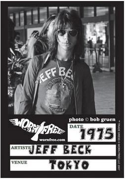 Jeff Beck - Worn Free t-shirts