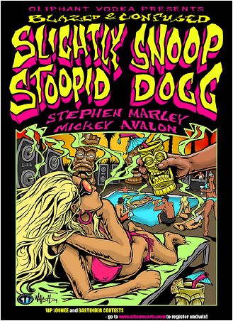 Slightly Stoopid, Snoop Dogg - Blazed and Confused tour