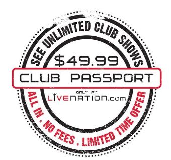 Live Nation Club Passport