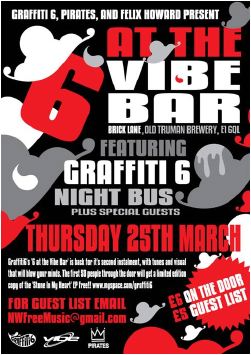 Graffiti6 - Vibe Bar, London