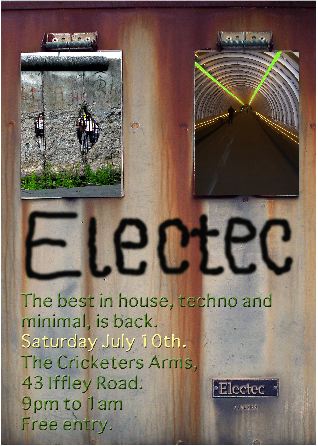 Electec Cricketers Arms flyer
