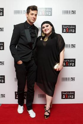 Mark Ronson and Beth Ditto at The Black Ball