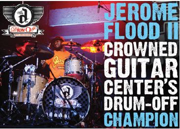 Jerome Flood II Drum Off Champion