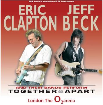 Eric Clapton and Jeff Beck at 02 Arena