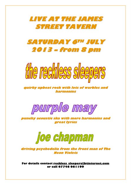 The Reckless Sleepers, Purple May, Joe Chapman